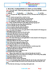 Đề Ôn Tập Giữa Kỳ 1 Lịch Sử 11 Cánh Diều 2025-2026