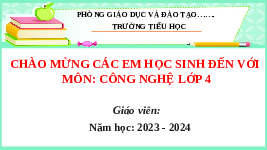 Giáo án điện tử Công Nghệ  4 KNTT -  Kết Nối Tri Thức:  bài 2: Một số loài hoa cây cảnh phổ biến.