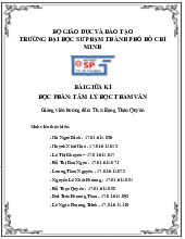 Bài tập giữa kì - Tâm lý | Trường Đại học Sư phạm Thành phố Hồ Chí Minh