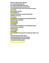 THUẾ XNK - Trắc nghiệm chương 2 về thuế xuất nhập khẩu