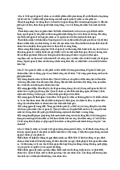 Đề cương môn "Quản trị nguồn nhân lực"