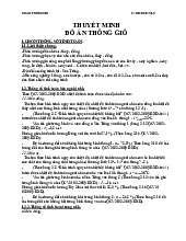Thuyết minh đồ án thông gió công nghiệp | Môn Đồ án Thông gió - Đại học Xây Dựng Hà Nội