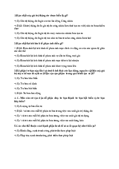 Tổng hợp câu hỏi ôn tập môn Kinh tế chính trị | Trường Đại học Mở Hà Nội