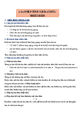 Các phép tính với đa thức nhiều biến môn Toán cao cấp 1 | Học viện Hậu cần