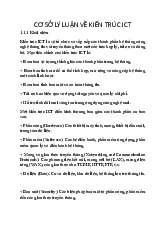 Cơ sở lý luận về kiến trúc ICT | Môn Kiến trúc - Đại học Xây Dựng Hà Nội