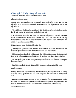 Đề cương Pháp luật đại cương