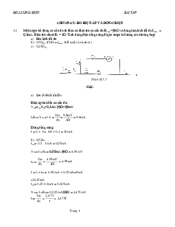 Ngân hàng bài tập Kỹ thuật đo lường điện (có đáp án) hay, hấp dẫn nhất