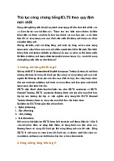 Thủ tục công chứng bằng IELTS theo quy định mới nhất