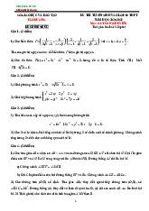 Đề tuyển sinh lớp 10 môn Toán (chuyên) năm 2025 – 2026 sở GD&ĐT Hải Dương