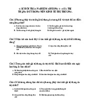 Câu hỏi trắc nghiệm Chương 3 | Kinh tế chính trị Mác - Lênin | Đại học Tôn Đức Thắng