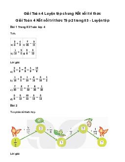 Giải Toán lớp 4 Bài 62: Luyện tập chung | Kết nối tri thức