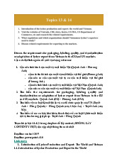 Lychee Export Adaptation for EU & US Markets | Môn Marketing quốc tế - Đại học Kinh Tế Quốc Dân