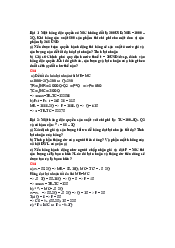 Bài tập kinh tế vĩ mô | Trường đại học Lao động - Xã hội