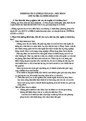 Nội dung ôn tập môn Chủ nghĩa xã hội khoa học | Học viện Chính sách và Phát triển