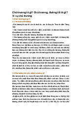 Chủ trương là gì? Chủ trương, đường lối là gì? Ví vụ chủ trương