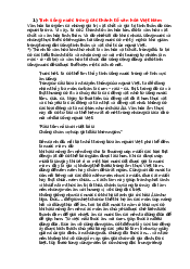 Đề cương tự luận môn Cơ Sở Văn Hóa Việt Nam | Đại Học Hà Nội