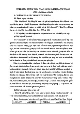 Nội dung ôn tập Môn Cơ sở văn hóa Việt Nam | Đại học Sư Phạm Hà Nội