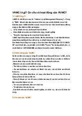 VAMC là gì? Cơ cấu và hoạt động của AVMC?