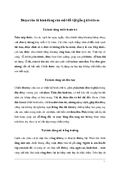 Đoạn văn tả hình dáng hoặc công dụng của một đồ vật (15 mẫu) | Tập làm văn lớp 5