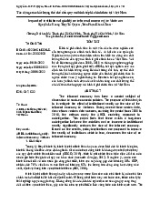 Tác động của chất lượng thể chế đến quy môn kinh tế phi chính thức môn Kinh tế vi mô 1 | Học viện Tài chính