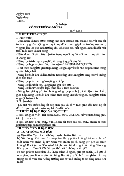 Giáo án ngữ Văn 7 học kỳ 1 theo công văn 5512