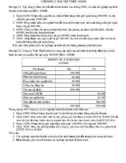 Chương 2 Bài tập thực hành