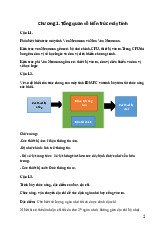 Bài tập ôn thi kết thúc học phần KTMT - Kiến trúc máy tính