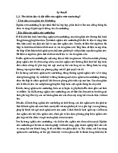 Lý Thuyết Nghiên Cứu Marketing | Đại học Kinh tế kỹ thuật công nghiệp