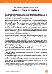 Đề cương hướng dẫn ôn tập - Kinh tế chính trị | Đại Học Hà Nội