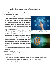 Kỹ năng giao tiếp bằng thư tín trong kinh doanh và email | Môn Kỹ năng giao tiếp - Trường Đại học Lao động - Xã hội