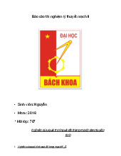 Báo cáo thí nghiệm môn Lý thuyết mạch | Trường Đại học Bách Khoa Hà Nội