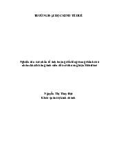 Nghiên cứu các nhân tố ảnh hưởng đến lòng trung thành của nhóm khách hàng sinh viên đối với thương hiệu Mobifone | Môn quản trị kinh doanh