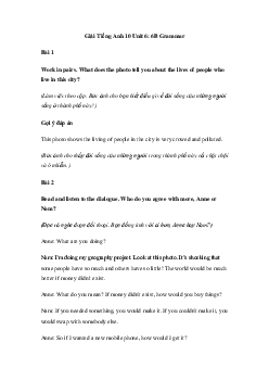 Giải Tiếng Anh 10 Unit 6: 6B Grammar | Friends Global