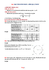 Phương Pháp Giải Hình 9 Diện Tích Hình Tròn Hình Quạt Tròn