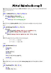 Một số bài mẫu chương 5 - CẤU TRÚC DỮ LIỆU VÀ GIẢI THUẬT | Trường Đại học Bách khoa Hà Nội