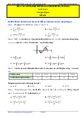 05 đề ôn thi tốt nghiệp THPT năm 2025 môn Toán bám sát đề minh họa có đáp án