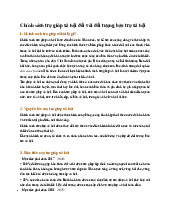 Chính sách trợ giúp xã hội đối với đối tượng bảo trợ xã hội