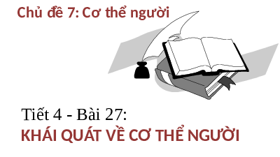 Giáo án điện tử Khoa học tự nhiên 8 Bài 27 Cánh diều: Khái quát về cơ thể người