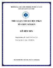 Tổ chức sự kiện nhóm 10