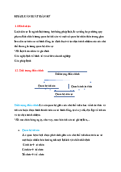 Khái luận Luật dân sự - Pháp luật đại cương | Trường Đại học Phenika
