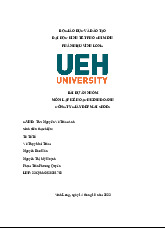 Dự Án Nhóm Lập Kế Hoạch Kinh Doanh: Công Ty M.AI Shoes | Lập kế hoạch kinh doanh | Trường Đại học Kiến trúc Đà Nẵng