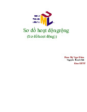 Chương 5: Sơ đồ hoạt động trong Hệ thống Khoa học Thống Thông Tin môn Công nghệ thông tin| Trường Đại học Công nghệ Giao thông vận tải