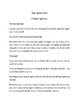 Soạn bài Xem người ta kìa - Kết nối tri thức 6