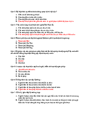 Trắc nghiệm tổng hợp - Pháp Luật Đại Cương | Đại Học Hà Nội