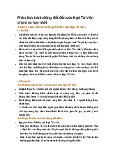 Phân tích hành động đốt đền của Ngô Tử Văn chọn lọc hay nhất