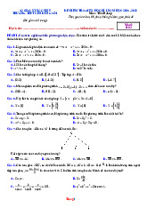 Bộ 10 Đề Kiểm Tra Giữa Học Kỳ 1 Toán 10 Của Các Trường 2025-2026 Có Đáp Án