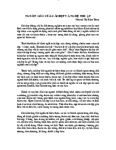 Lý thuyết Nguồn gốc của cái đẹp và nghệ thuật môn Mỹ học đại cương | Trường Đại học Mỹ thuật Thành phố Hồ Chí Minh