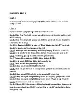 Đề kiểm tra số 1 môn kế toán công 1