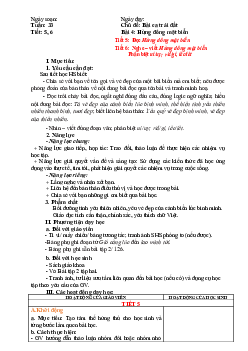 Bài 3: Trái đất xanh của em Tuần 33 Tiết 5, 6, 7, 8, 9, 10  | Giáo án Tiếng Việt 2 học kì 2 | Chân trời sáng tạo
