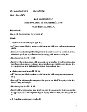 Báo cáo Thực Tập Hóa Sinh: Ứng dụng xét nghiệm phân tích ca lâm sàng | Đại học Dược Hà Nội